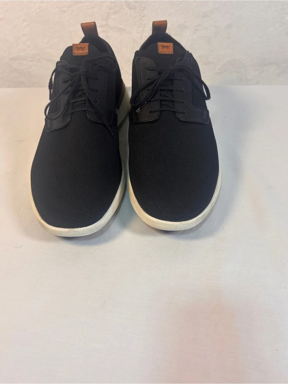 Wolf & Shepherd Men's SwiftKnit Derby Shoes - Black - Size13
